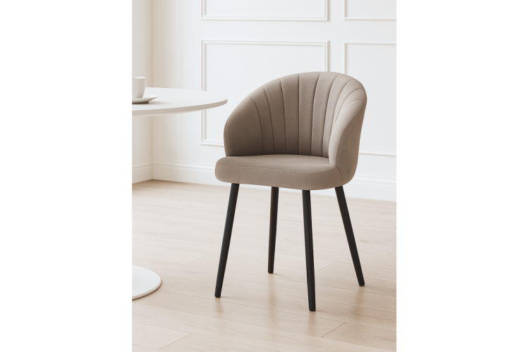 Стул на металлокаркасе Бэнбу marseille 16 данс / черный-1