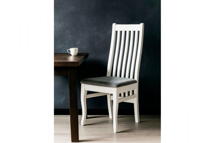 Стул деревянный Арлет белый / tenerife stone-1
