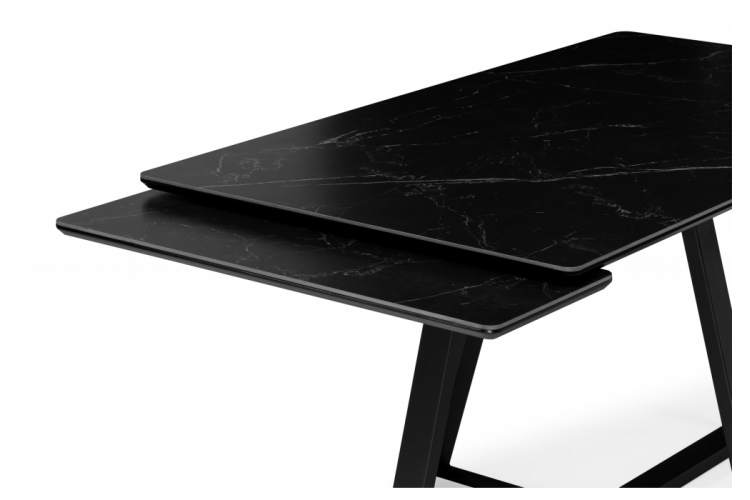 Керамический стол Памелла 120(180)х80 shakespeare black / черный-9