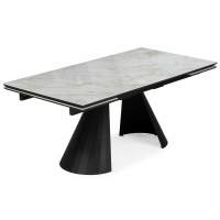 Керамический стол Шелтон 180(260)x90 carla larkin / черный