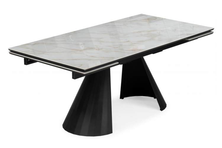 Керамический стол Шелтон 180(260)x90 carla larkin / черный