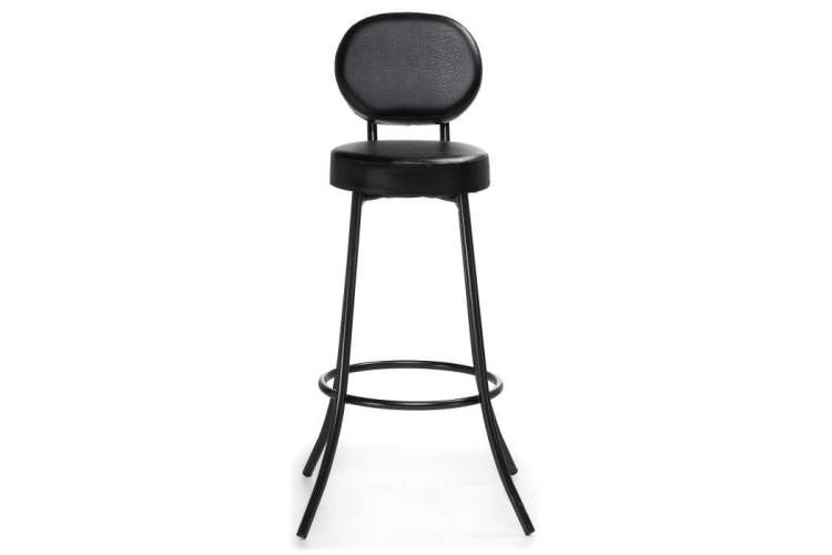 Барный стул Satearant черный полимер / темный мусс-1