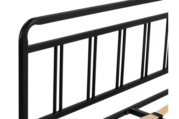 Кровать Рейк 140х200 черная-6