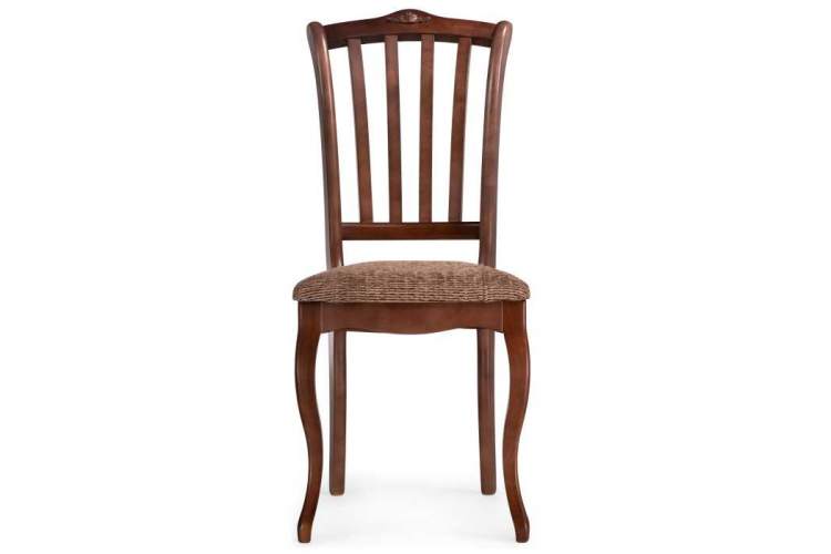 Стул деревянный Виньетта орех / мерц белый люкс-1