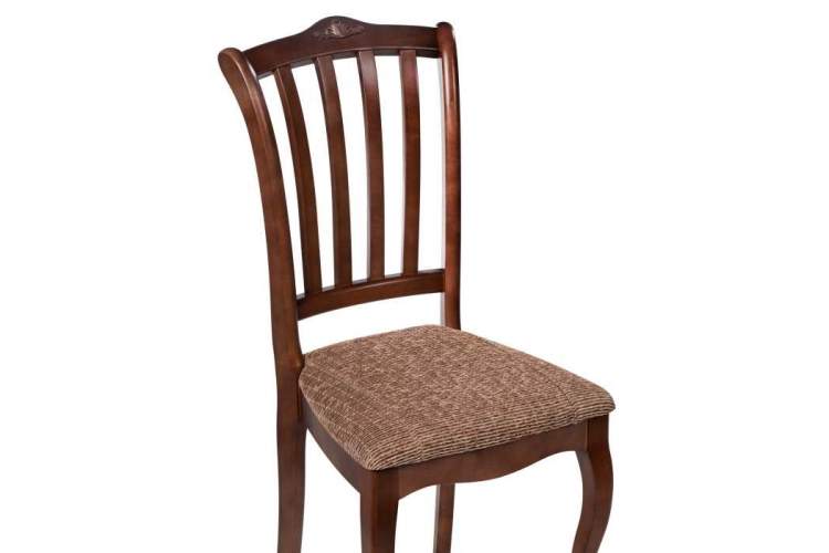 Стул деревянный Виньетта орех / мерц белый люкс-4