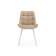 Стул на металлокаркасе Челси 360 бежевый (ZD 210) / белый