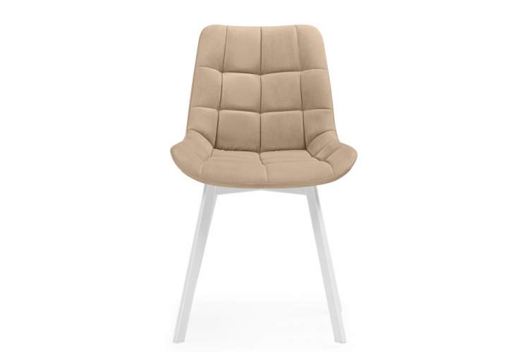 Стул на металлокаркасе Челси 360 бежевый (ZD 210) / белый-4