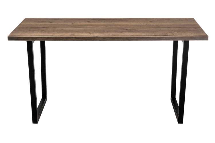 Стол деревянный Эльпатия 150 дуб велингтон / черный матовый-1