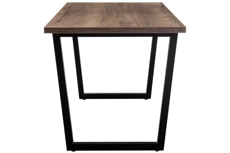 Стол деревянный Эльпатия 150 дуб велингтон / черный матовый-2