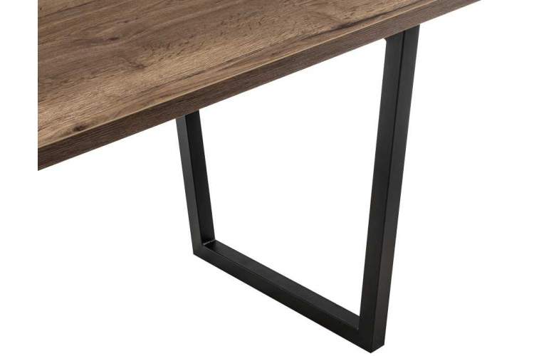 Стол деревянный Эльпатия 150 дуб велингтон / черный матовый-3