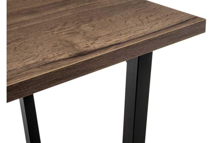 Стол деревянный Эльпатия 150 дуб велингтон / черный матовый-7