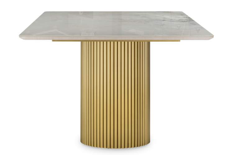 Керамический стол Ривера 220x110 brecha crema / золото-8