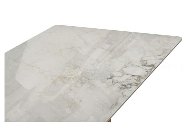 Керамический стол Ривера 220x110 brecha crema / золото-11