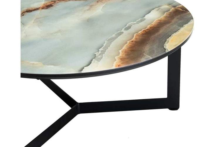 Журнальный стол Роб D-700 голубой мрамор-2