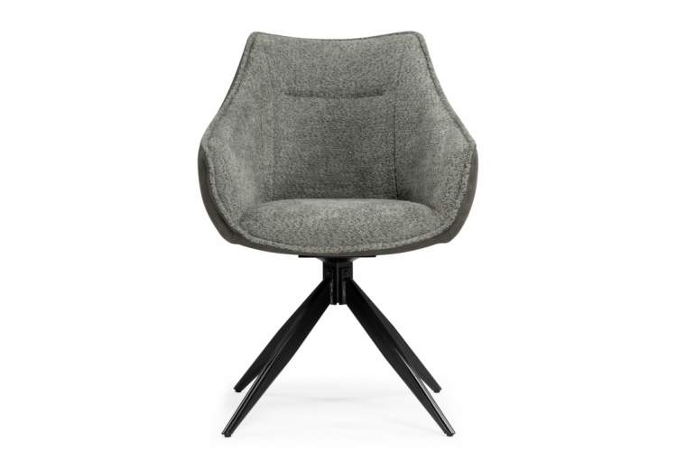 Стул на металлокаркасе Kansas gray / graphite gray / black-2