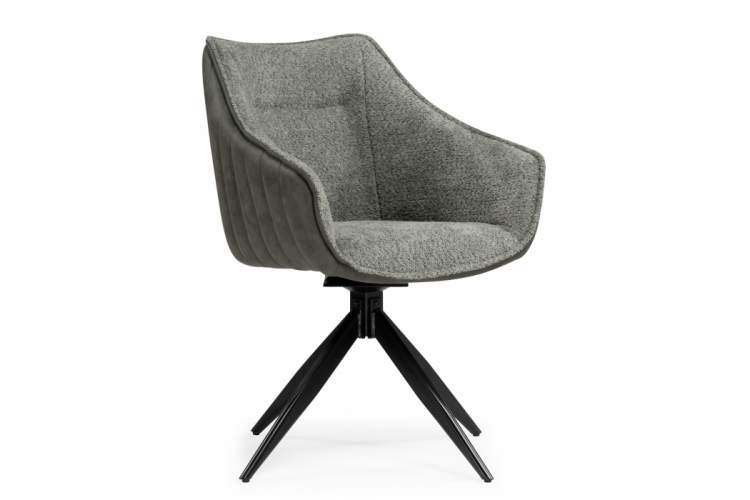 Стул на металлокаркасе Kansas gray / graphite gray / black-5