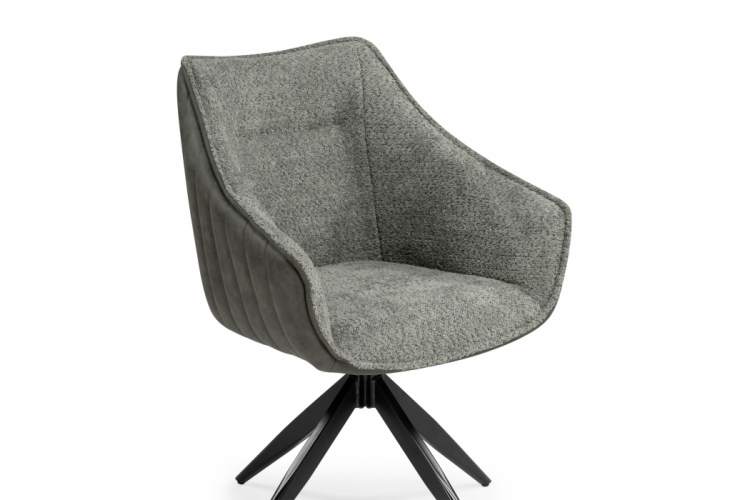 Стул на металлокаркасе Kansas gray / graphite gray / black-6