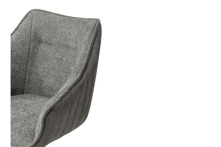 Стул на металлокаркасе Kansas gray / graphite gray / black-7