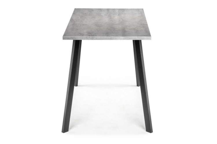 Стол деревянный Тринити Лофт 120 25 мм бетон / черный матовый-1