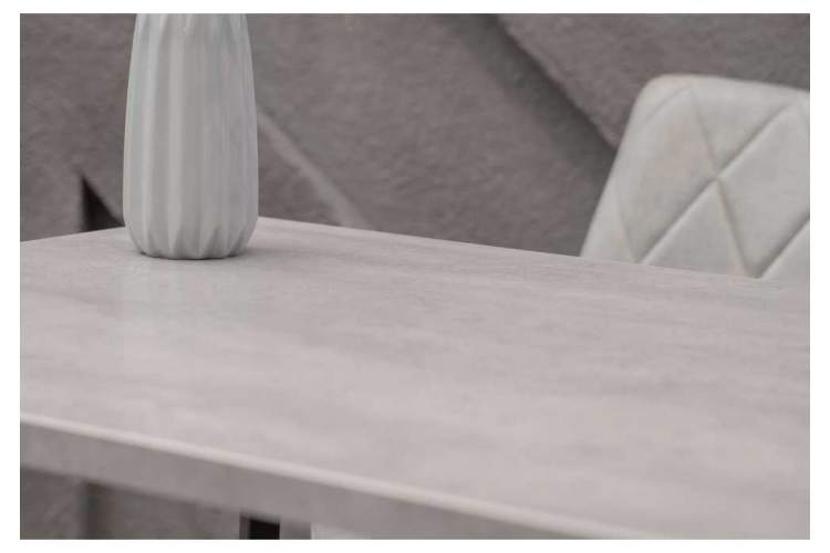 Стол деревянный Тринити Лофт 120 25 мм бетон / черный матовый-8