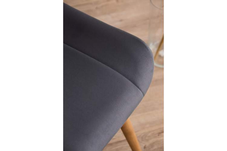 Стул деревянный Седа темно-серый (zd 995) / светлое дерево np-7