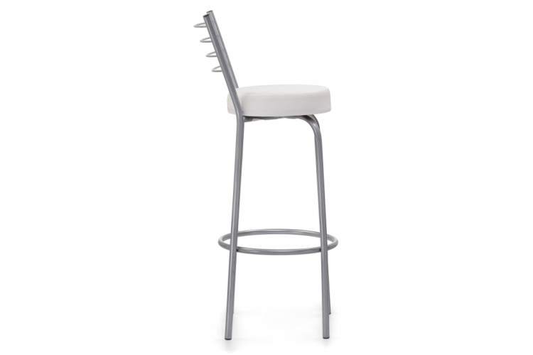 Барный стул Kuroda белый полимер / светлый мусс-3