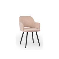 Стул на металлокаркасе Эолин латте (glory 10) / черный