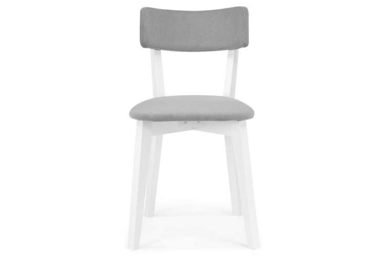 Стул деревянный Гилмар белый / Тедди серый ВР9.024-1