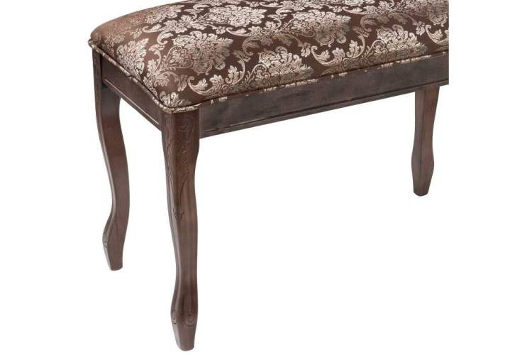 Банкетка Валентино орех / шоколад-3