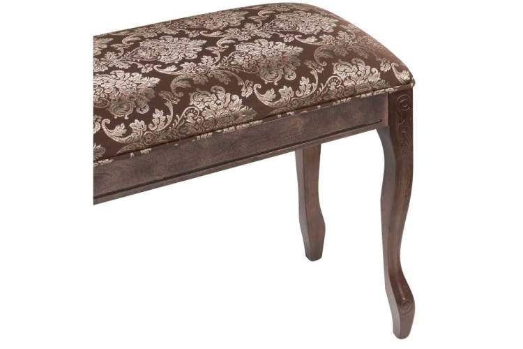 Банкетка Валентино орех / шоколад-5