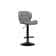 Барный стул Trio light gray / black