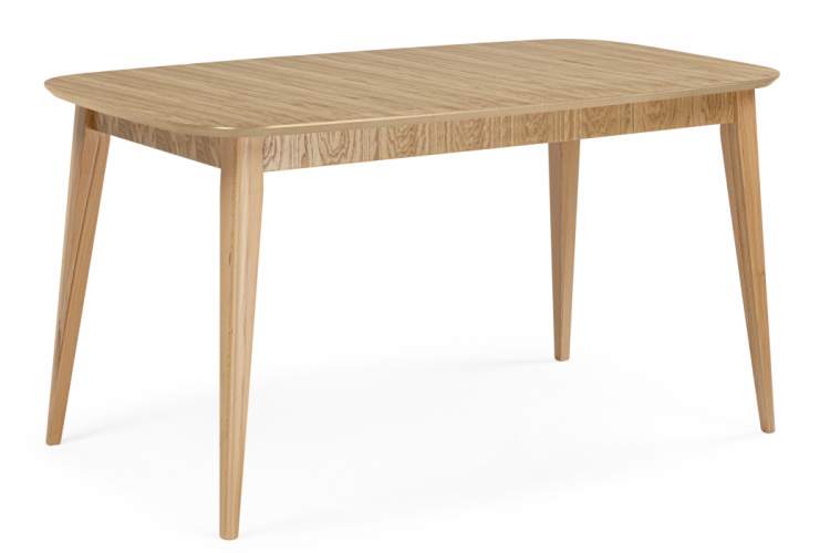 Стол деревянный Адель 145(190)x80 светлое дерево