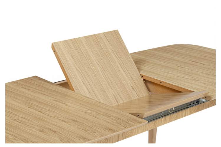 Стол деревянный Адель 145(190)x80 светлое дерево-11