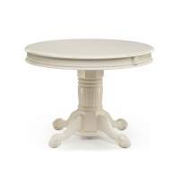 Стол деревянный Альфред круглый крем