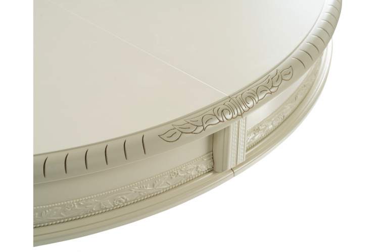 Стол деревянный Альфред круглый крем-7