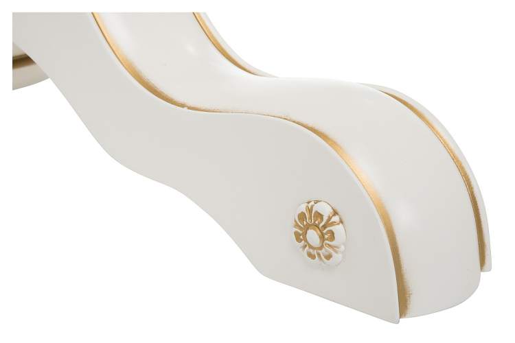 Стол деревянный Лорд молочный / золотая патина-8