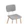 Стул деревянный Klint gray / wood