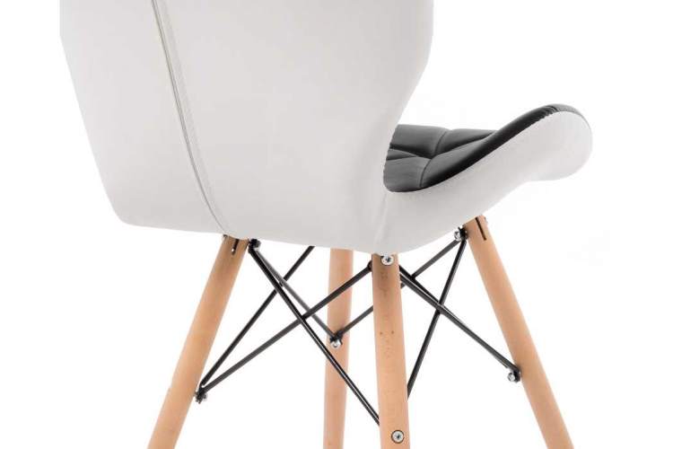 Стул деревянный PC-027 black / white-6