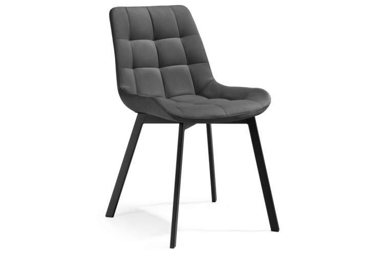 Стул на металлокаркасе Стронг 4 шт темно-серый / черный-7