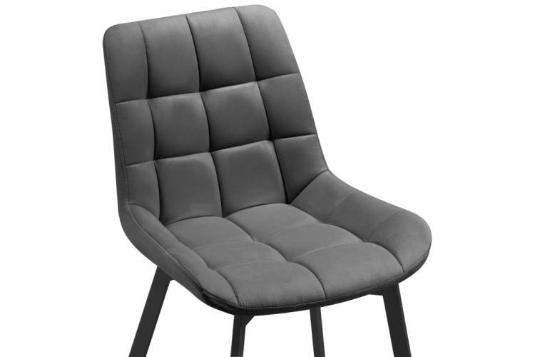 Стул на металлокаркасе Стронг 4 шт темно-серый / черный-11