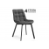 Стул на металлокаркасе Стронг 4 шт темно-серый / черный