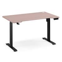 Компьютерный стол Маркос 120х75 розовый / черный