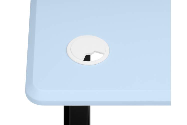 Компьютерный стол Маркос 140х80 голубой / черный-13