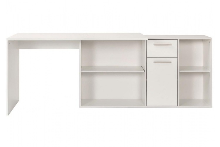 Компьютерный стол Лайт 03.245F белый гладкий 101-1