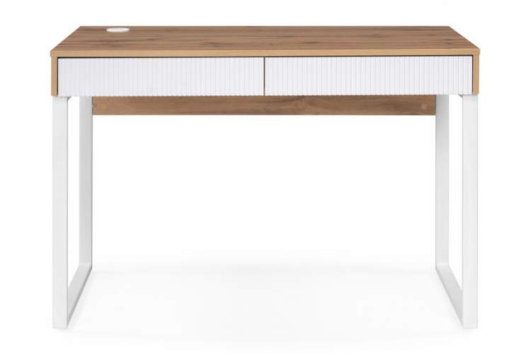 Компьютерный стол Реус дуб вотан / белый-4