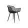 Пластиковый стул Rikon black / wood
