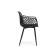 Пластиковый стул Rikon black / wood