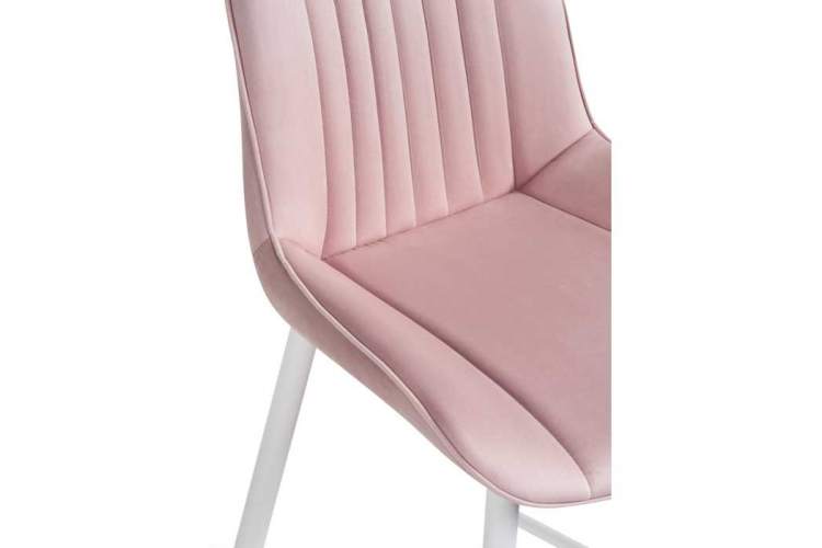 Барный стул Седа К розовый / белый-5