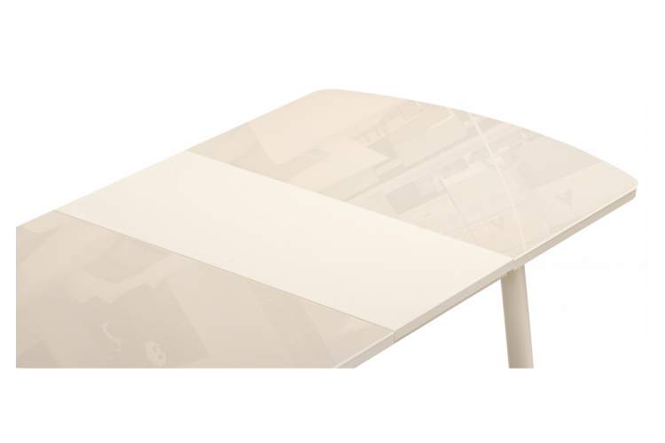 Стол стеклянный Калверт кремовый-6