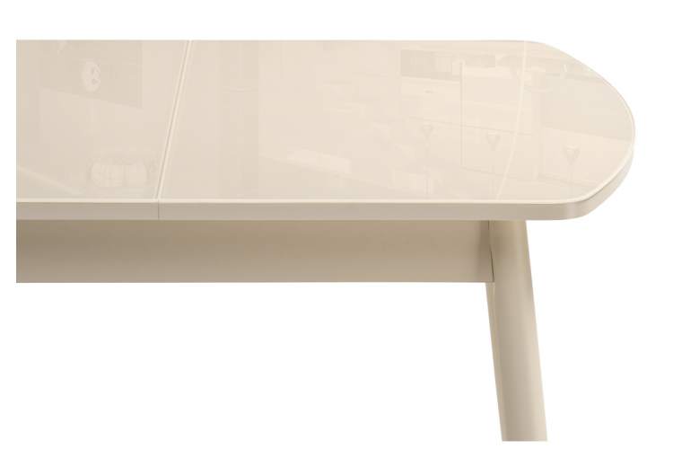 Стол стеклянный Калверт кремовый-7
